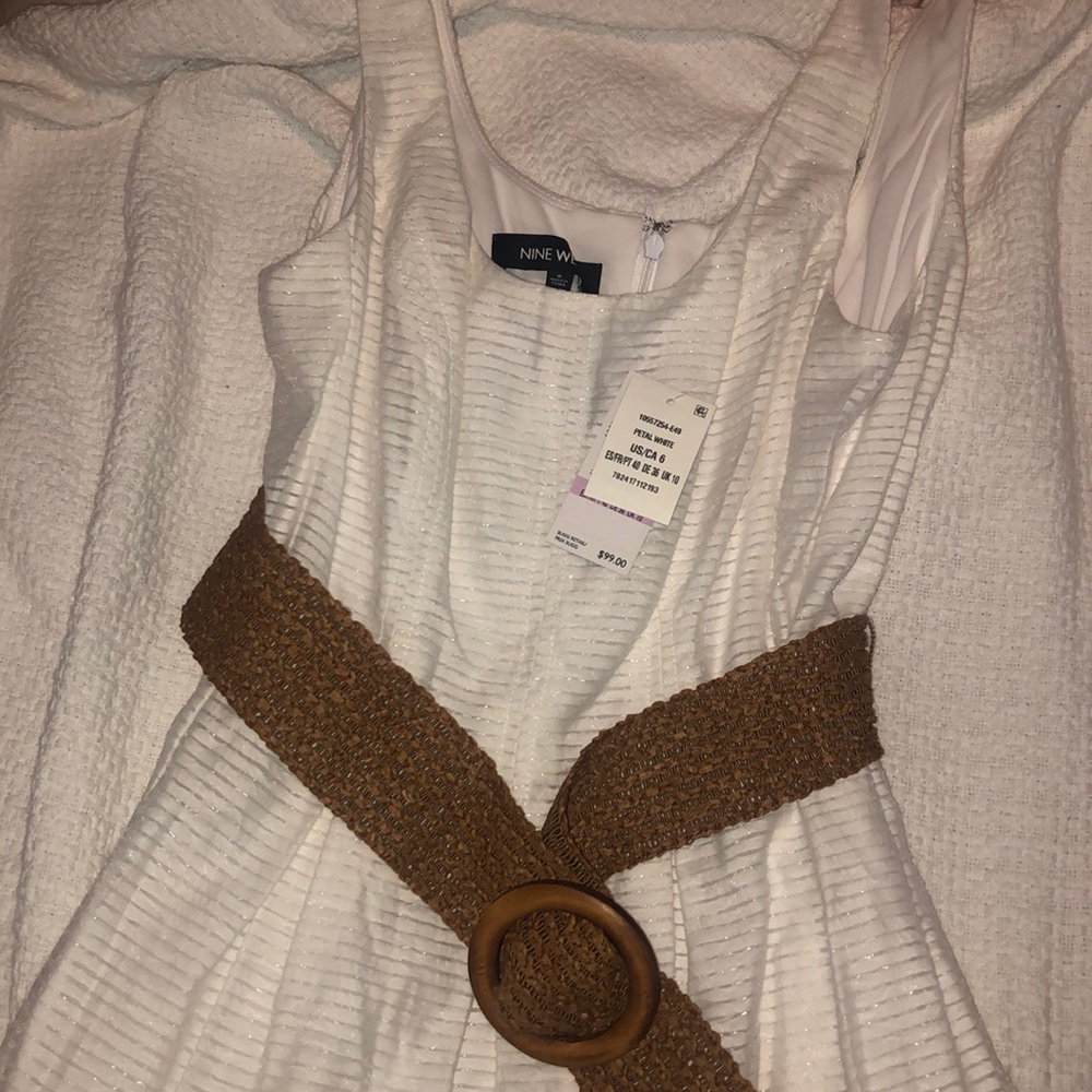 Nine west White dress